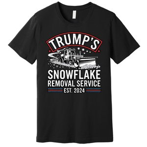 TrumpS Snowflake Removal Service Est. 2024 Funny Trump 2025 Premium T-Shirt