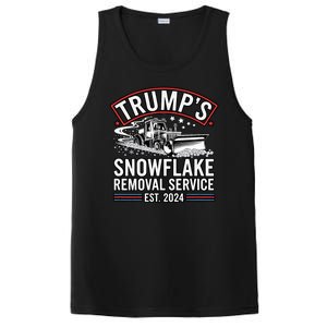 TrumpS Snowflake Removal Service Est. 2024 Funny Trump 2025 PosiCharge Competitor Tank