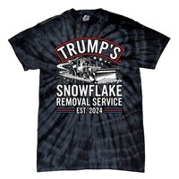 TrumpS Snowflake Removal Service Est. 2024 Funny Trump 2025 Tie-Dye T-Shirt