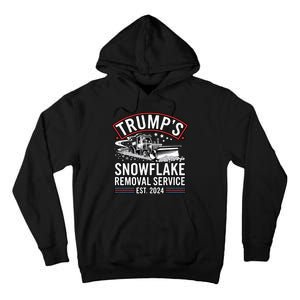 TrumpS Snowflake Removal Service Est. 2024 Funny Trump 2025 Tall Hoodie