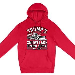 TrumpS Snowflake Removal Service Est. 2024 Funny Trump 2025 Premium Pullover Hoodie