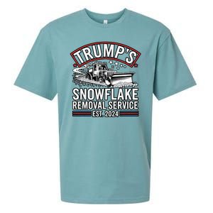 TrumpS Snowflake Removal Service Est. 2024 Funny Trump 2025 Sueded Cloud Jersey T-Shirt