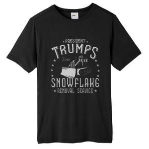 TrumpS Snowflake Removal Service Funny Donald Trump Tall Fusion ChromaSoft Performance T-Shirt