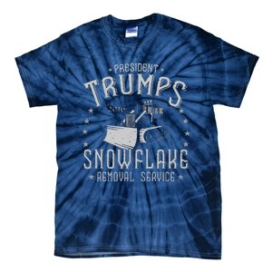 TrumpS Snowflake Removal Service Funny Donald Trump Tie-Dye T-Shirt