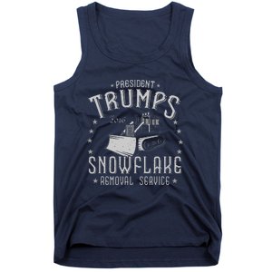 TrumpS Snowflake Removal Service Funny Donald Trump Tank Top