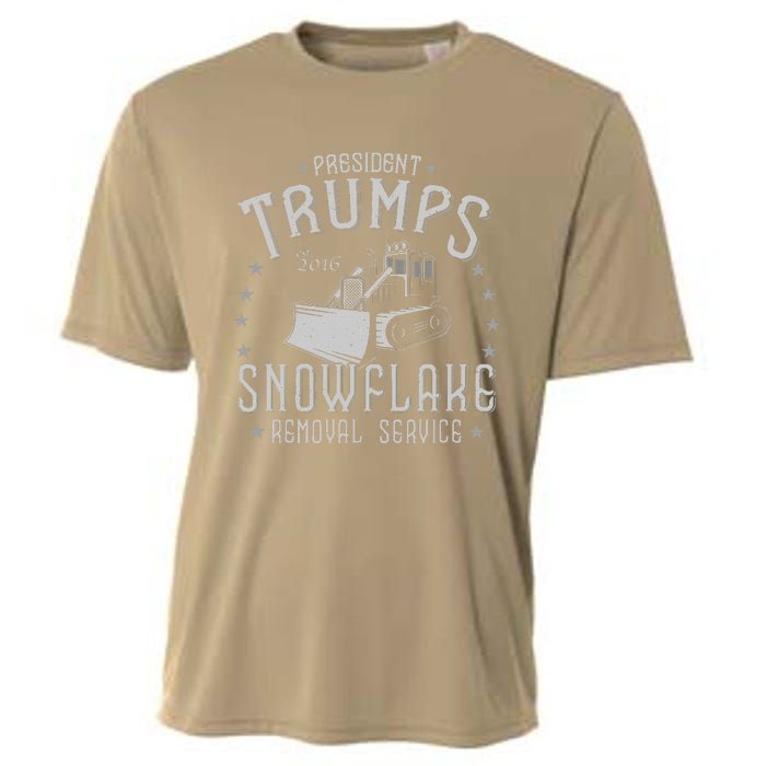 TrumpS Snowflake Removal Service Funny Donald Trump Cooling Performance Crew T-Shirt