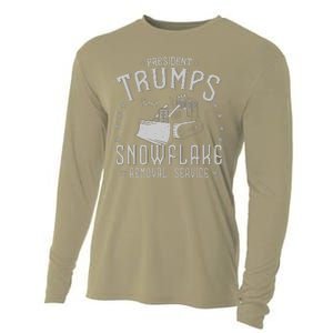 TrumpS Snowflake Removal Service Funny Donald Trump Cooling Performance Long Sleeve Crew