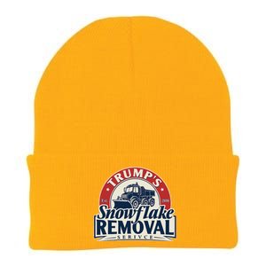 TrumpS Snowflake Removal Service Funny Trump 2024 Knit Cap Winter Beanie