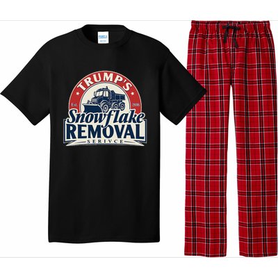 TrumpS Snowflake Removal Service Funny Trump 2024 Pajama Set