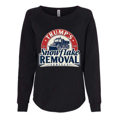 TrumpS Snowflake Removal Service Funny Trump 2024 Womens California Wash Sweatshirt