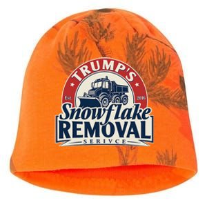 TrumpS Snowflake Removal Service Funny Trump 2024 Kati - Camo Knit Beanie