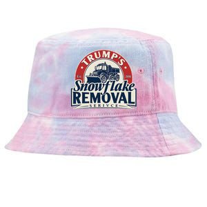 TrumpS Snowflake Removal Service Funny Trump 2024 Tie-Dyed Bucket Hat