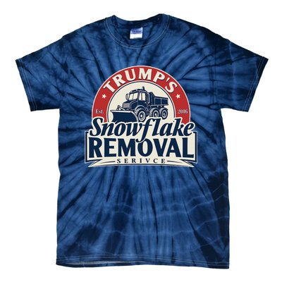 TrumpS Snowflake Removal Service Funny Trump 2024 Tie-Dye T-Shirt