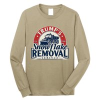 TrumpS Snowflake Removal Service Funny Trump 2024 Long Sleeve Shirt