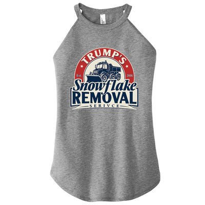 TrumpS Snowflake Removal Service Funny Trump 2024 Women's Perfect Tri Rocker Tank