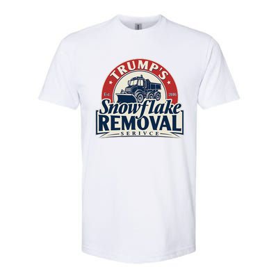 TrumpS Snowflake Removal Service Funny Trump 2024 Softstyle CVC T-Shirt