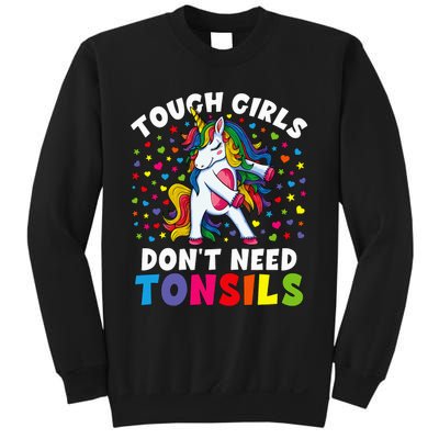 Tonsil Surgery Recovery Gift Unicorn Tonsil Removal Sweatshirt