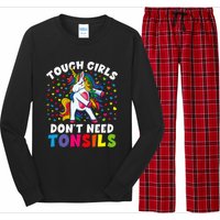 Tonsil Surgery Recovery Gift Unicorn Tonsil Removal Long Sleeve Pajama Set