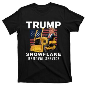 Trump Snowflake Removal Service Funny Donald Trump 2024 T-Shirt