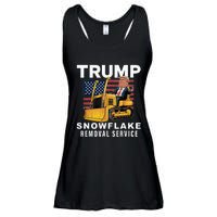 Trump Snowflake Removal Service Funny Donald Trump 2024 Ladies Essential Flowy Tank