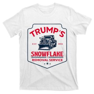 TrumpS Snowflake Removal Service Funny Trump 2024 (2 Side) T-Shirt