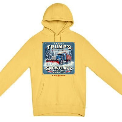 TrumpS Snowflake Removal Service Funny Trump 2024 Premium Pullover Hoodie