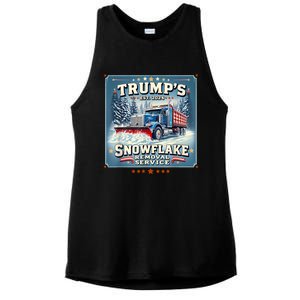 TrumpS Snowflake Removal Service Funny Trump 2024 Ladies PosiCharge Tri-Blend Wicking Tank