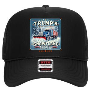 TrumpS Snowflake Removal Service Funny Trump 2024 High Crown Mesh Back Trucker Hat