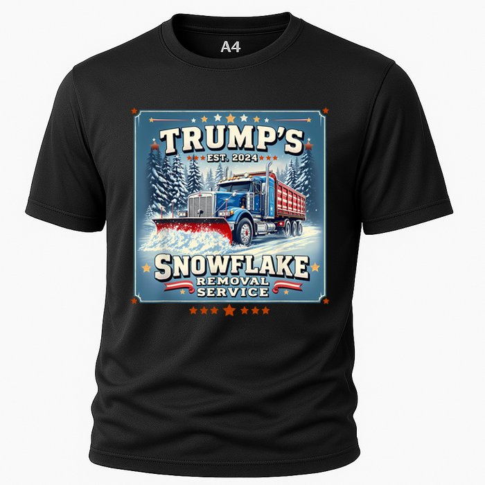 TrumpS Snowflake Removal Service Funny Trump 2024 Cooling Performance Crew T-Shirt