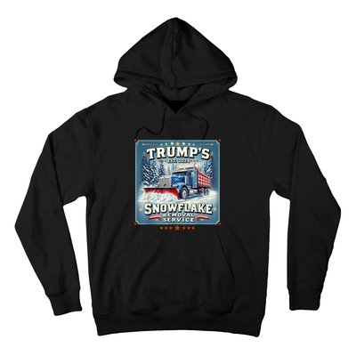 TrumpS Snowflake Removal Service Funny Trump 2024 Hoodie