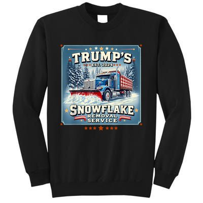 TrumpS Snowflake Removal Service Funny Trump 2024 Sweatshirt