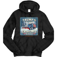 TrumpS Snowflake Removal Service Funny Trump 2024 Tie Dye Hoodie