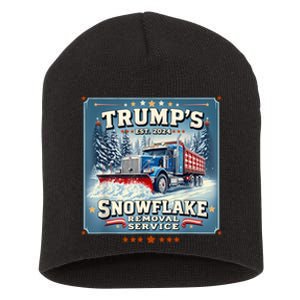 TrumpS Snowflake Removal Service Funny Trump 2024 Short Acrylic Beanie