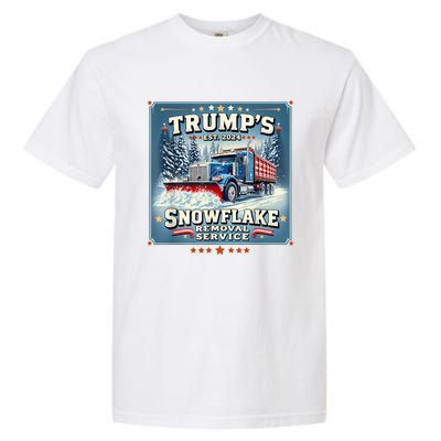 TrumpS Snowflake Removal Service Funny Trump 2024 Garment-Dyed Heavyweight T-Shirt