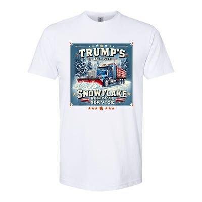 TrumpS Snowflake Removal Service Funny Trump 2024 Softstyle CVC T-Shirt