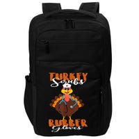Turkey Scrubs Rubber Gloves Thanksgiving Scrub Tops Wo Impact Tech Backpack