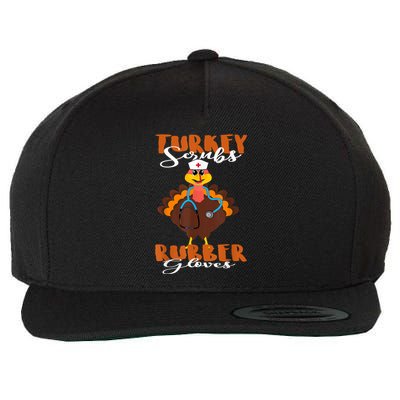 Turkey Scrubs Rubber Gloves Thanksgiving Scrub Tops Wo Wool Snapback Cap