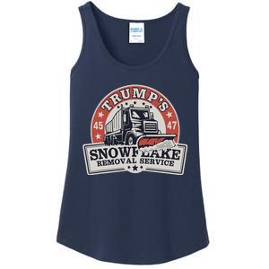 TrumpS Snowflake Removal Service Funny Trump Ladies Essential Tank