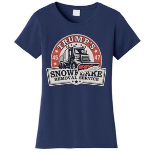 TrumpS Snowflake Removal Service Funny Trump Women's T-Shirt