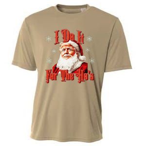 Trump Santa Retro I Do It For The HoS Cooling Performance Crew T-Shirt