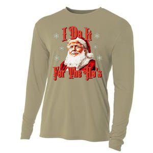 Trump Santa Retro I Do It For The HoS Cooling Performance Long Sleeve Crew