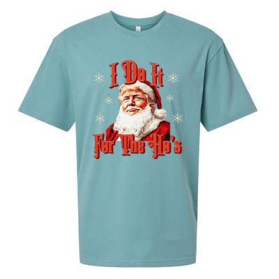 Trump Santa Retro I Do It For The HoS Sueded Cloud Jersey T-Shirt