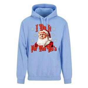 Trump Santa Retro I Do It For The HoS Unisex Surf Hoodie