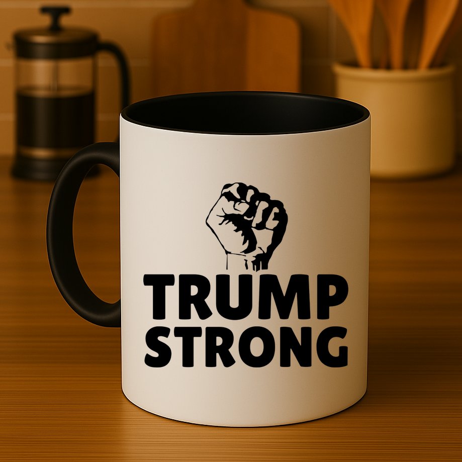 Trump Strong Rally Shooting Survivor Gun Shot Mug