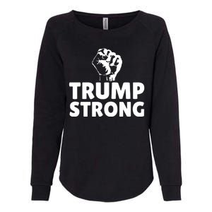 Trump Strong Rally Shooting Survivor Gun Shot Womens California Wash Sweatshirt