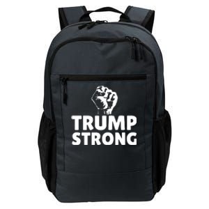 Trump Strong Rally Shooting Survivor Gun Shot Daily Commute Backpack