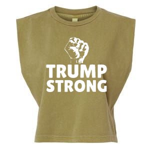 Trump Strong Rally Shooting Survivor Gun Shot Garment-Dyed Women's Muscle Tee