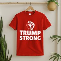 Trump Strong Rally Shooting Survivor Gun Shot T-Shirt