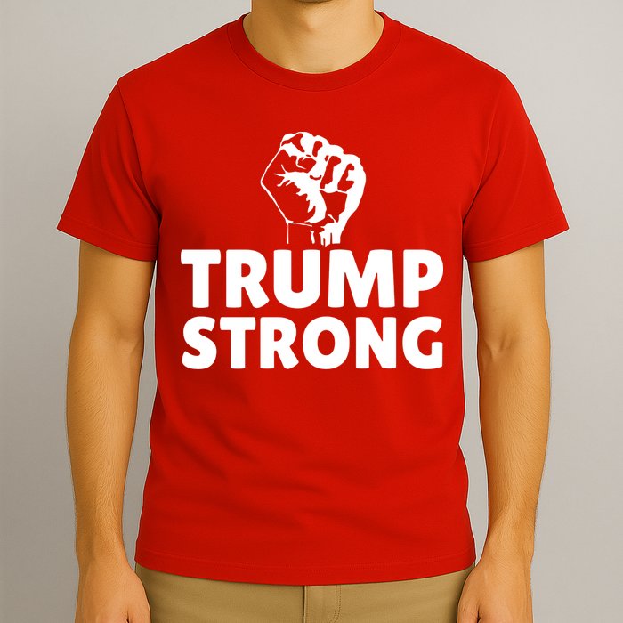 Trump Strong Rally Shooting Survivor Gun Shot T-Shirt