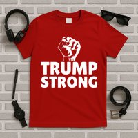 Trump Strong Rally Shooting Survivor Gun Shot T-Shirt